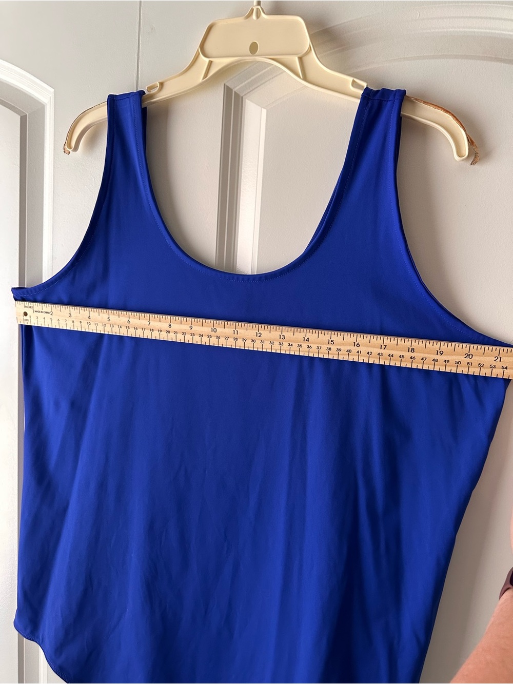 torrid Cobalt Blue Scoop Neck Tank Bodysuit - Picture 2 of 6